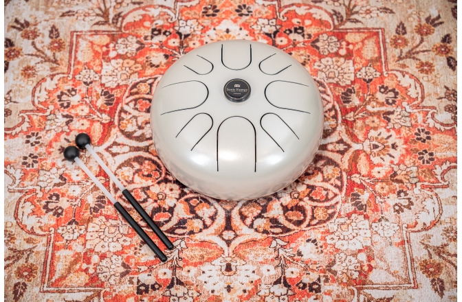 Steel Tongue G Minor Meinl Sonic Energy Steel Tongue Drum G Minor 12 Pearl Grey