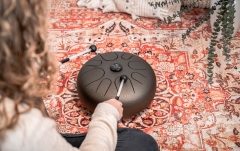 Steel Tongue  Meinl Sonic Energy Steel Tongue Drum Vintage Brown - A Minor