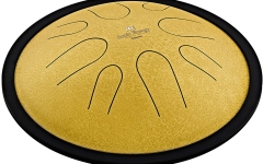 Steel Tongue RE minor Meinl Sonic Energy 10'' Compact Steel Tongue Drum, D Minor, 8 Notes, 432 Hz, Gold