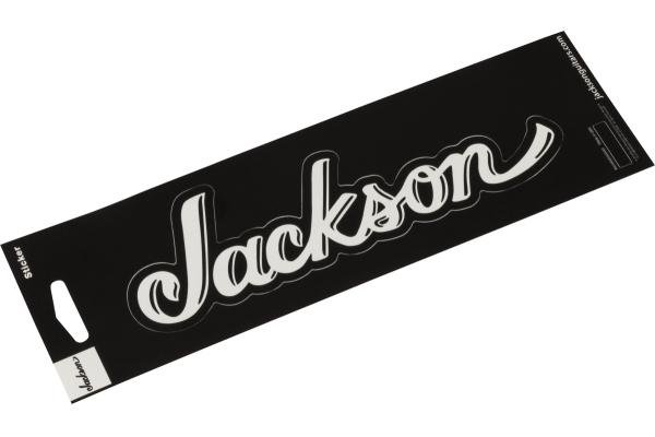 Jackson Vinyl Sticker White