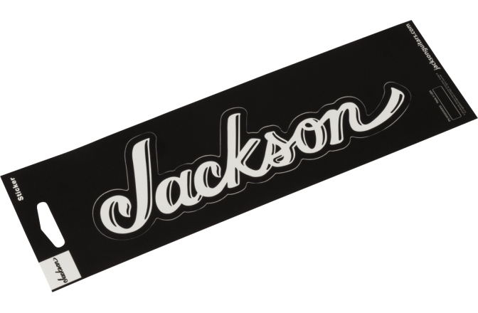 Sticker Jackson Vinyl Sticker White