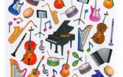 Stickere cu Instrumente No brand Musical Instruments Stickers