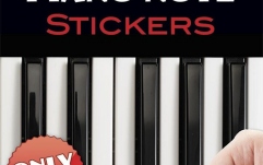 Stickere pentru Clape No brand A B C Piano Note Stickers
