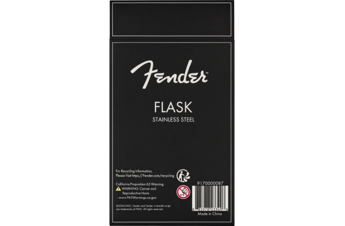 Sticla de buzunar Fender Blackout 8oz Flask