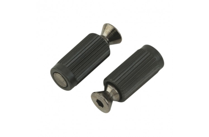 Știfturi / șuruburi FloydRose Floyd Rose  FRBMMSIBNP - Original Bridge Mounting Studs and Inserts - Black Nickel