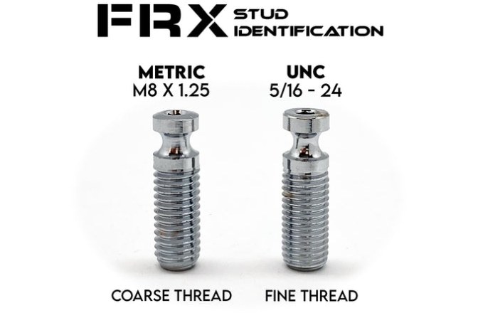 Știfturi / șuruburi FloydRose Floyd Rose  FRXBMSMCP - FRX Bridge Mounting Studs (2 pcs) - Metric - Chrome