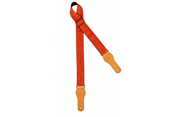 cotton ukulele strap - orange