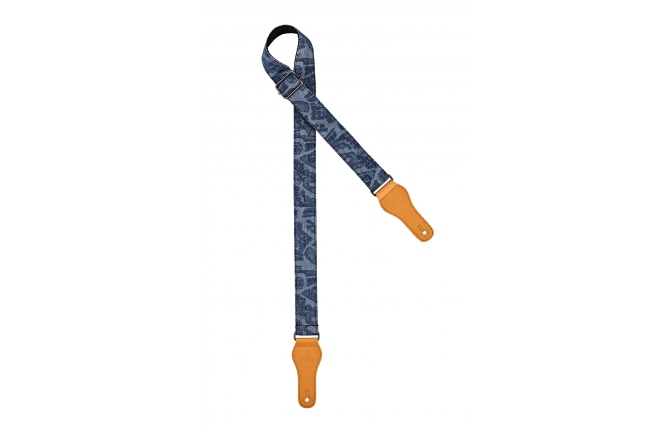Strap de Ukulele Ortega denim ukulele strap - blue