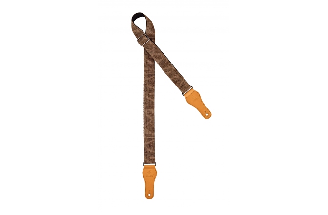 Strap de Ukulele Ortega denim ukulele strap - brown