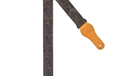 Strap de Ukulele Ortega denim ukulele strap - coal colored