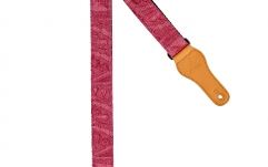 Strap de Ukulele Ortega denim ukulele strap - pink