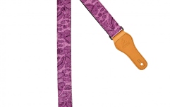 Strap de Ukulele Ortega denim ukulele strap - purple