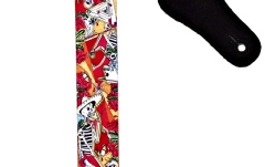 Strap de Ukulele Ortega Nylon Ukulele Strap with Suede - 37mm ''El Muerto''