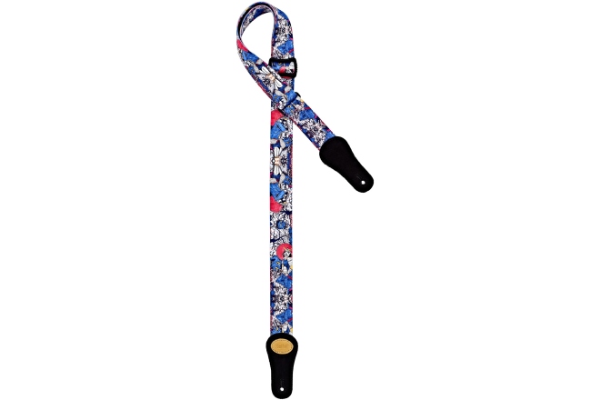 Strap de Ukulele Ortega Nylon Ukulele Strap with Suede - 37mm ''Samurai''
