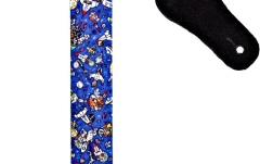 Strap de Ukulele Ortega Nylon Ukulele Strap with Suede - 37mm ''Spaceman''