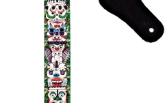 Strap de Ukulele Ortega Nylon Ukulele Strap with Suede - 37mm ''Totem''