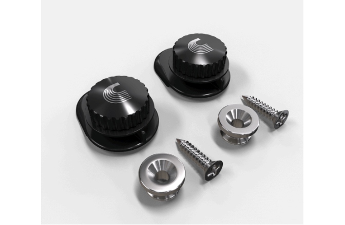 Strap lock Daddario Universal Strap Lock System Nickel PW-SLS-02