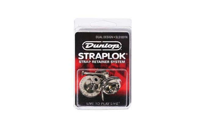 Straplok curea chitara/bass Dunlop Dual-Design Straplok System Nickel