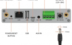 Streamer audio cu amplificare Rakoit Arylic A30+ Streamer LAN /Wi-Fi /Bluetooth 2x35W