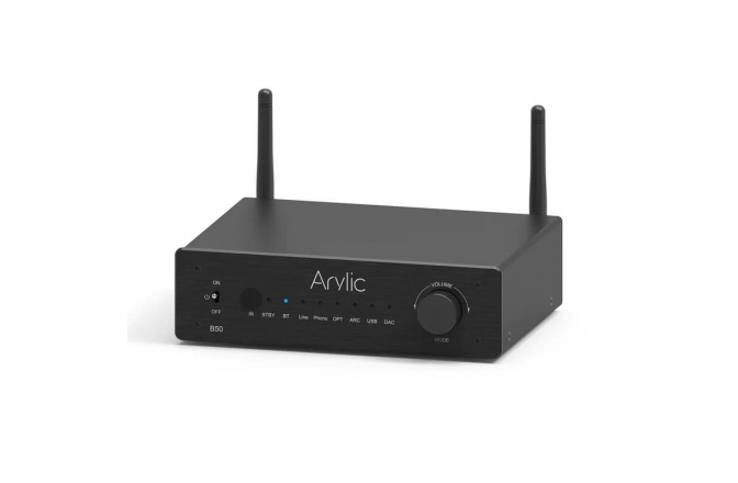 Streamer Bluetooth cu amplificare Rakoit Arylic B50 2x50W USB /BT HDMI