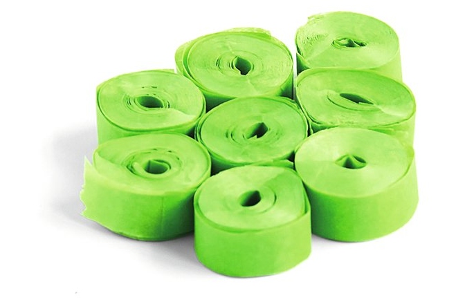 Streamere de hârtie de înaltă calitate TCM FX Slowfall Streamers 5mx0.85cm, light green, 100x