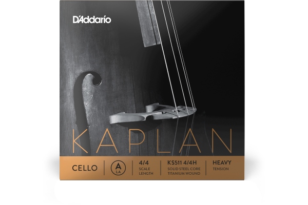 Daddario Kaplan Cello Single A String 4/4 Scale HT