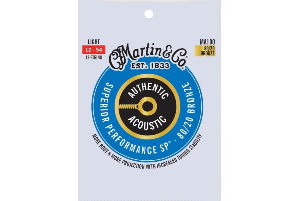 Martin Guitars MA-190 Authentic Acoustic 12s Light