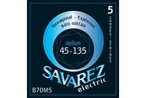 Savarez Bass Guitar Strings Hexagonal Explosion 5-str. Medium-Light