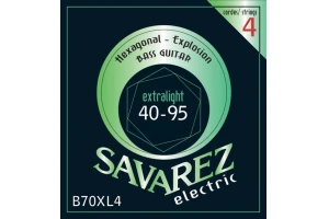 Savarez Bass Guitar Strings Hexagonal Explosion 4-str. Ex-Light