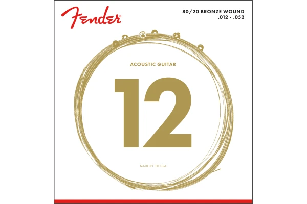 Fender 80/20 Bronze 70L 12-52 — 2