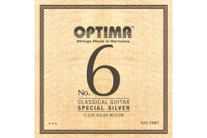 Optima Classical Guitar Strings No. 6 Special Silver Set Nylon medium