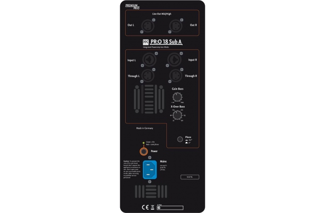 Subwoofer activ HK Audio Premium PR:O 18 Sub-A