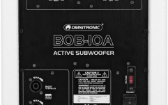 Subwoofer activ Omnitronic BOB-10A Subwoofer active white