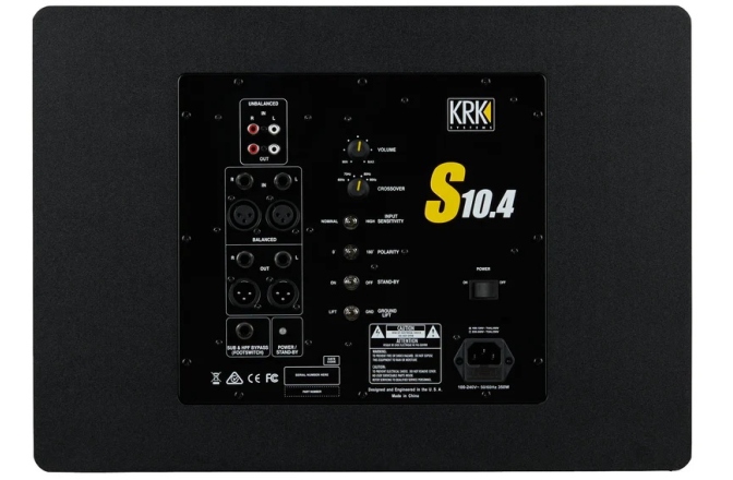 Subwoofer de studio activ KRK S10G4 Studio Subwoofer