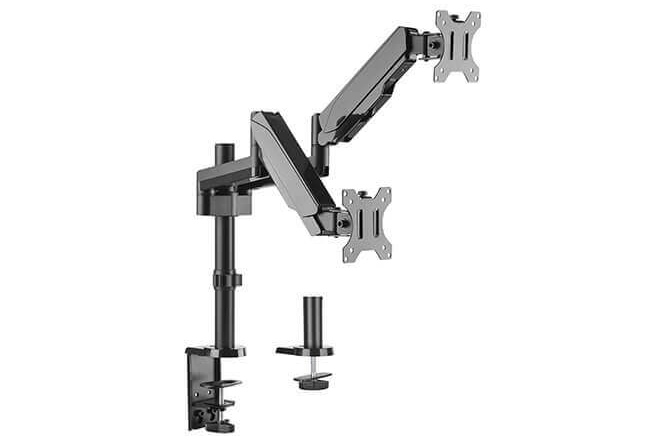 Suport 2 monitoare BlackMount  Gas Spring Dual Arm MNT16-2 17"-32"