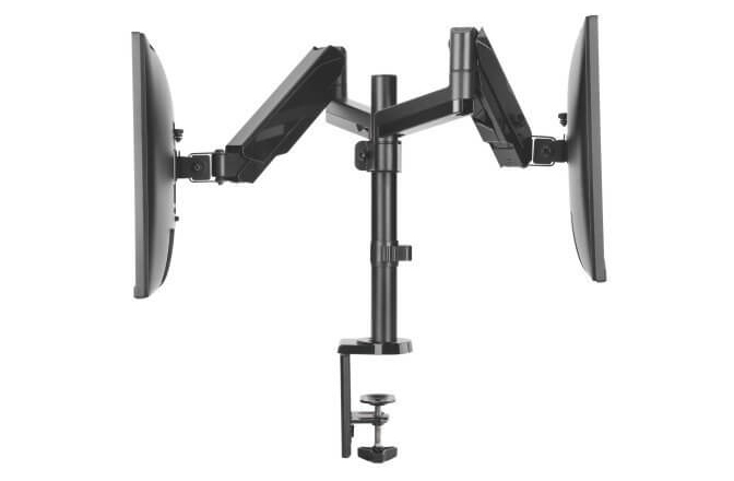 Suport 2 monitoare BlackMount  Gas Spring Dual Arm MNT16-2 17"-32"