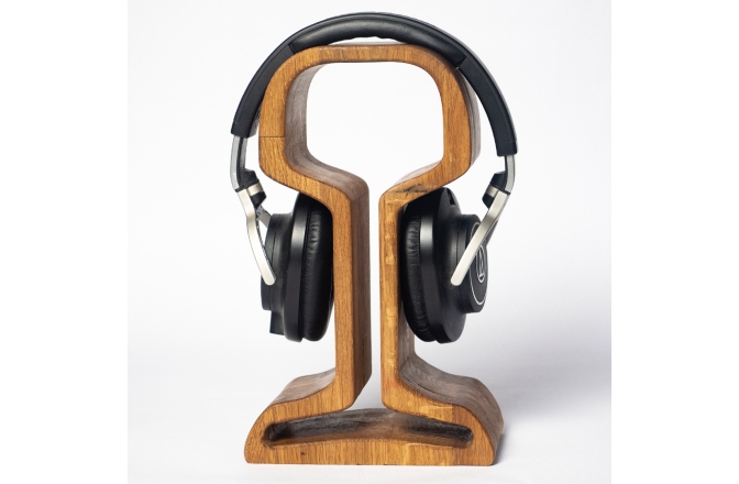 Suport Căști SoundCreation Rail Headphones Stand Walnut