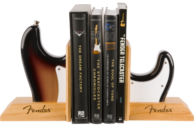Suport de Cărți Fender Strat Body Bookends Sunburst