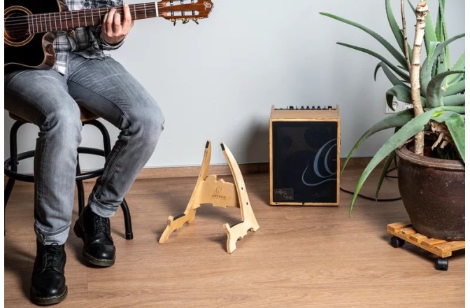 Suport de Chitară Ortega Wood-Guitar-Stand - Natural Bright