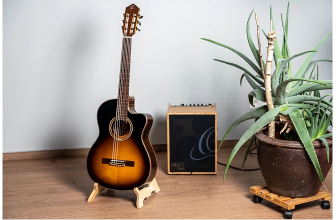 Suport de Chitară Ortega Wood-Guitar-Stand - Natural Bright