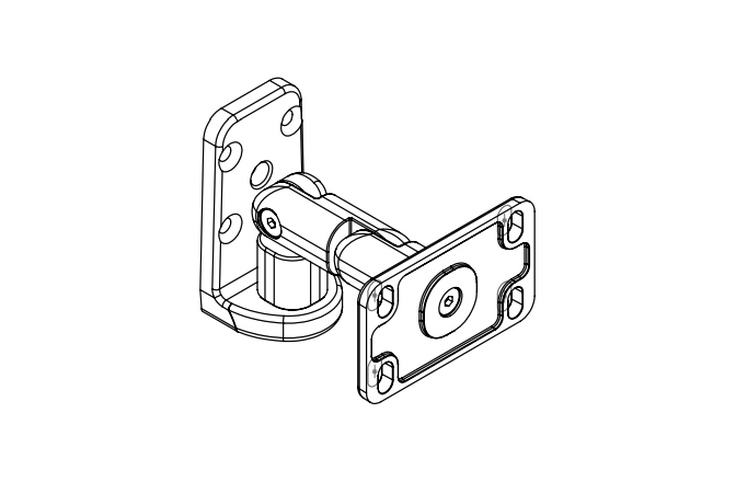 Suport de montare pe perete VOID Acoustics T51 Wall Bracket Black