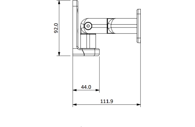 Suport de montare pe perete VOID Acoustics T51 Wall Bracket Black