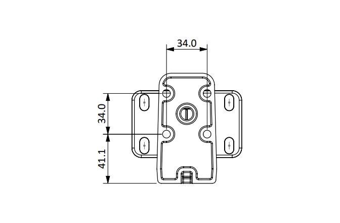 Suport de montare pe perete VOID Acoustics T51 Wall Bracket Black