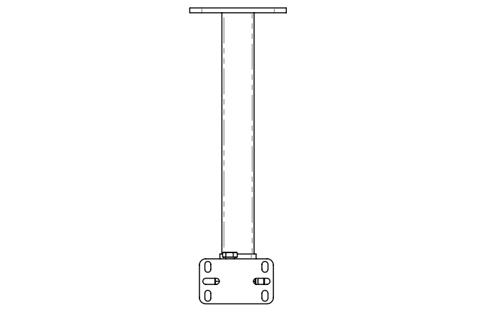 Suport de montare pe tavan  VOID Acoustics T51 Ceiling Bracket Back