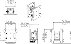 Suport de perete Optimal Audio WB1-B