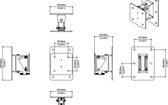 Suport de perete Optimal Audio WB3-B