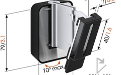 Suport de perete Vogels Sound 3200 pentru 1 boxa universal negru