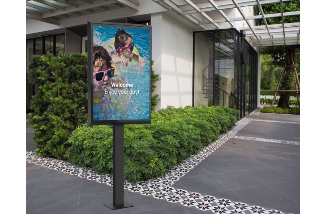 Suport display-uri LG  Vogels Kiosk outdoor pentru display LG 49XE4F-M, 49", Bezel 38.4 mm si rama Vogel's