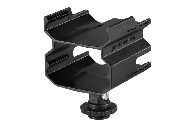 Suport dual pentru receiver-e   Audio-Technica AT8691 Camera Shoe Dual Mount