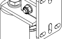 Suport montaj pe pol / stâlp VOID Acoustics T51 Pole Bracket Kit Black